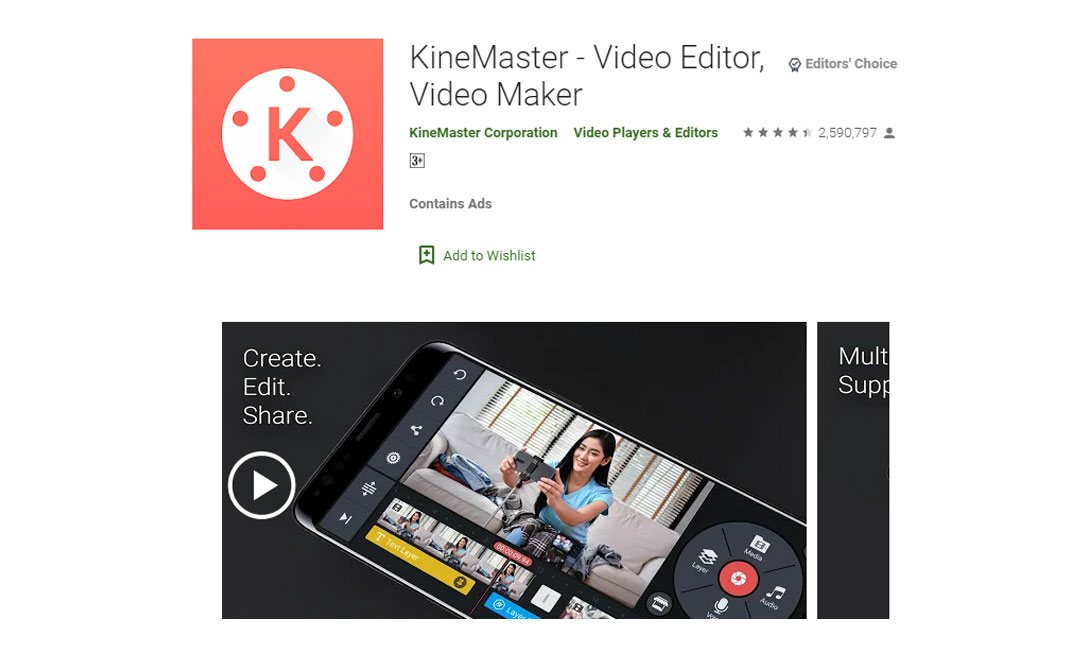 بهترین اپلیکیشن های ویرایش فیلم - دانلود اپلیکیشن KineMaster